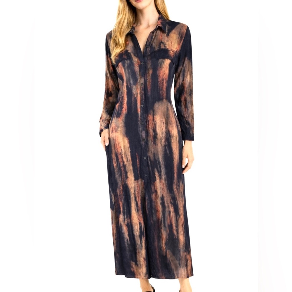 NWT Figwood Banyantree North Shore Hand Dyed Dress Size M/L Bohemian